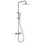 Conjunto barra de ducha monomando Firenze niquel cepillado de Imex